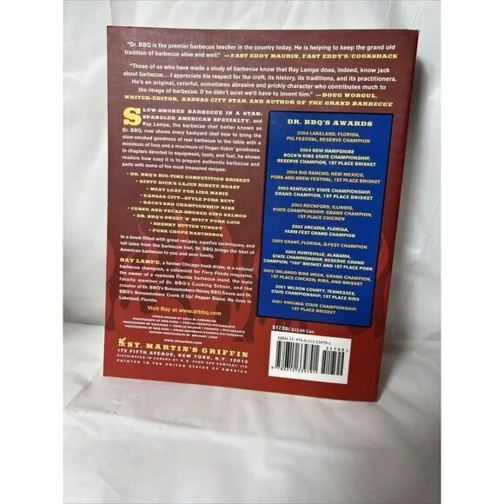 Dr. BBQ's Big-Time Barbecue Cookbook : A Real Barbecue Champion Brings the Tasty